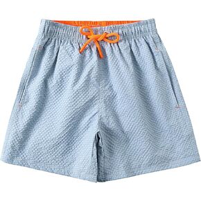 Boys Swim Trunks Quick Dry Mesh Lined Board Shorts Swimming Beach Swimsuits Bottoms 6-14