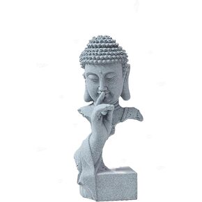 Tiwhdni Buddha Statue for Home Decor,Meditation Figurine Indoor and Outdoor Use,Buddhist Yoga Zen Decor,Little Buddha Statue for Garden,Altar, Prayer, Juzu, Yoga, Desktop Decor Sculpture Gift