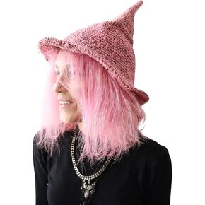 قبعة ساحرة، معالج قش مصنوع يدويًا قابل للطي من قش القنب الطبيعي قبعة جنوم قبعة شمس تنكرية in Kuwait