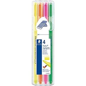 Staedtler 362-4 Triplus Textsurfer Highlighters Variable Tip Approx. 1-4 mm Pack of 10 Orange
