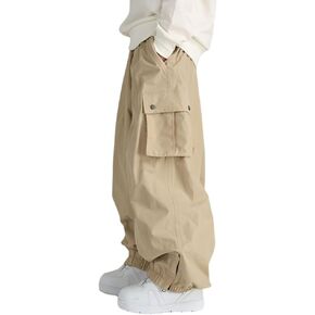 Men's Baggy Cargo Snow Pants Warm Insulation Ski Pant Snowboard Outdoor Hiking