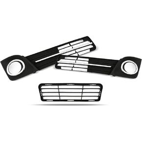 waltyotur Front Bumper Lower Grille Fog Light Lamp Cover Fog Light Lamp Trim Grille Replacement for Toyota Camry SE 2012-2014