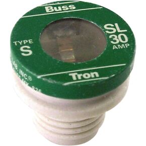 Bussman SL-30PK4 30 Amp Time Delay Plug Fuses 4 Count