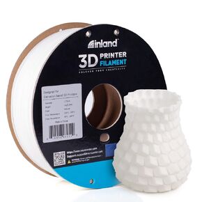 INLAND Micro Center ABS 3D Printer Filament 1.75mm, Dimensional Accuracy +/- 0.03 mm - 1kg Cardboard Spool (2.2 lbs) - Fits FDM/FFF Printers - Black