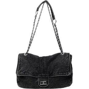 Denim Crossbody Bag, Jean Purses for Women Denim Clutch Purses and Handbags