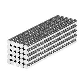 Cylinder Magnets 2x2mm Very Small - Circle Fastener Holder for Crafting Decoration Modeling Miniatures Round Tiny Magnet Mini Cylinders (500 Pack)