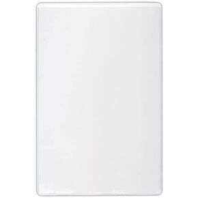 StoreSMART - جيب قابل للتقشير والعصا - جانب قصير مفتوح 6 بوصة × 9 1/2 بوصة - 10 عبوات - بلاستيك فينيل شفاف - STB109S-10