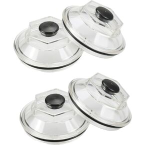 21-36 Oil Caps Kit for Dexter 9k(after 10-1-89) 10K HD 12K and 15K hubs 4.0" threads Trailer Axle Plastic Cover Oil Bath Dust Caps K71-148-00 -4 pcs