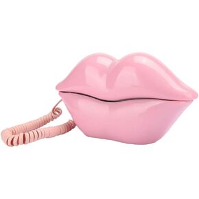 Landline Phone Bratz Lip Telephone Phones for Home Corded Cord Kids Lips Flip Vintage Antique Retro Bluetooth with Old Pay Telefono De Lab Fashio