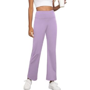 بنطال VIISHOW نسائي واسع الساق قابل للتمدد كاجوال عالي الخصر للاستخدام اليومي والمكتب in Kuwait