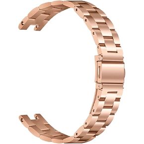 Compatible for Garmin Lily Band, Metal Classic Stainless Steel Replacement Slim Accessory Fit for Garmin Lily Smartwatch Women Dressy