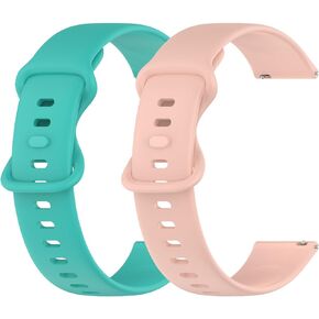 2 Pack Replacement Bands Compatible With Garmin Bounce Band for Kids, Soft Silicone Wristbands Adjustable Watch Band Intended for Garmin Bounce kids Strap