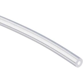 uxcell Silicone Tubing 1/2"(12mm) ID X 5/8"(16mm) OD 6.6ft(2m) Silicone Rubber Tube Air Hose Pipe for Pump Transfer Clear
