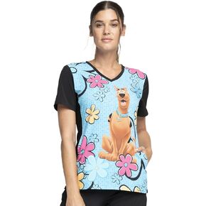 Tooniforms Women Scrubs Top V-Neck TF678