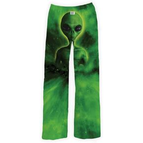 BRIEF INSANITY Pajama Pants For Men (S-XXL) - Comfy Ultra Soft Alien Print Lounge Pants With Pockets - Funny Sleep Pants