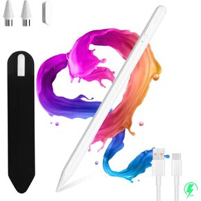 Active Stylus Pen for Touch Screens, Fast Charging Stylus Pen for Samsung/iPhone/Android Tablets & Smart Phones, Universal Stylus Pencil for Drawing/Writing