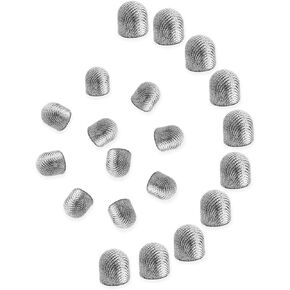 METRO Replaceable Mesh Fiber Tips for METRO Dual-tip Capacitive Stylus Pens Only (10 Pcs 0.2" Tips, 10 Pcs 0.24" Tips)