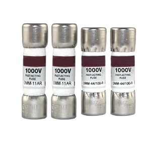 2Pair (4 Pcs) DMM-11AR&DMM-44/100-R DMM-11A&DMM-44/100 1000V Fuse