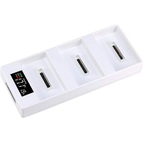 Hanatora Battery Charging Hub for DJI Phantom 4/4 Advanced/4 Pro V2.0/4 Pro Plus Obsidian, 3 in 1 Multiple Charger with Charge Indicator LCD Display