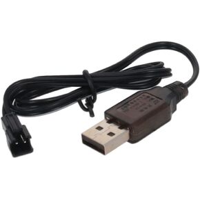 Fielect SM-2P كابل شحن USB إيجابي لسيارة RC 3.6 فولت 250 مللي أمبير Ni-MH Ni-CD بطارية 2 قطعة