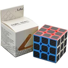 Speed Cube 3x3x3 Original Magic Cube Speed Cube Smooth Magic Carbon Fiber Sticker Speed Cubes by GINFH