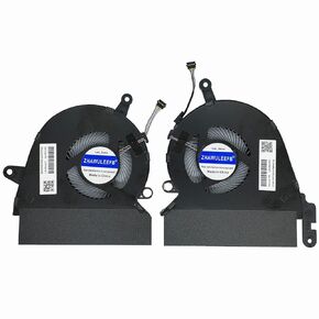 Replacement CPU+GPU Cooling Fan for HP Spectre X360 15-DF 15-DF0008CA 15-DF0013DX 15-DF0033DX 15-DF0043DX 15-DF0068NR 15T-DF000 ND75C23-18C11 ND75C23-18C12 L41482-001 L41483-001 DC05V Fan