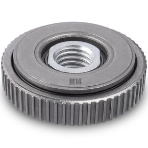 Yakamoz Quick Release Angle Grinder Flange Nut M14 Fast Locking Grinder Nut Replacement Grinder Lock Nut for Angle Grinder M14
