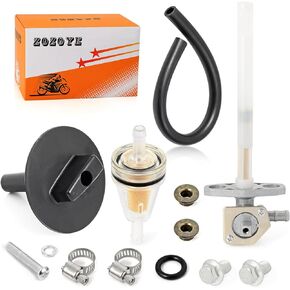 Fuel Petcock Valve Tap and LEVER For Honda Foreman Rubicon 500 Foreman 500 2001-2014 Rancher 350 2004 2005 2006