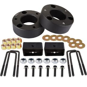 SCITOO Leveling Lift Kit 3 inch Front + 2 inch Rear lift kit fit for Chevrolet Silverado 1500 (2007-2020) U block for GMC Sierra 1500 (2007-2020)