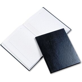 Rediform Business Notebook with Cover, College Rule, 9.25 x 7.25 Inches, Blue, 192 Page Pad (A982)