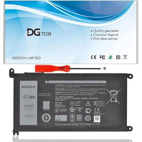 WDX0R Replacement Laptop Battery for dell for Inspiron 15 5565 5567 5568 5578 7560 7570 7579 7569 13 5368 5378 7368 7378 17 5765 5767 5770 Series Notebook 3CRH3 T2JX4 FC92N CYMGM 11.4V 42Wh
