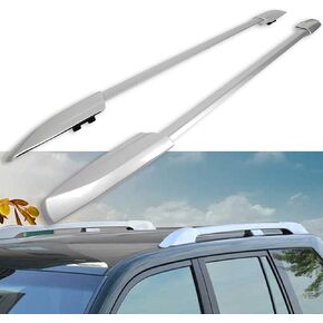 ECCPP Roof Rack Side Rails fit for Toyota Highlander 2008-2013 Rooftop Luggage Canoe Kayak Carrier Rack - Max Load up to 165LBS