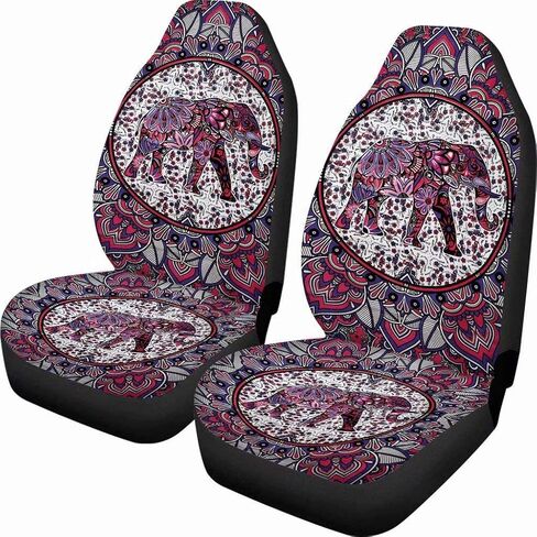 FOR U DESIGNS Sea Turtle Print Car Seat Covers Full Set Front Seat Protection for Most Cars,Auto,SUV,Trucks,Hibiscus Flowers Print Bucket Seat Covers,Blue,2 Pack in Saudi Arabia