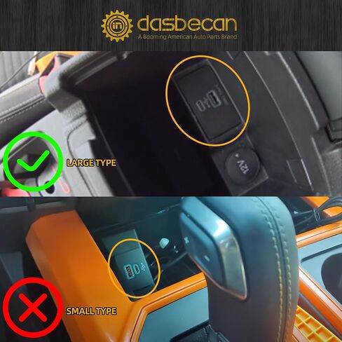 Dasbecan Carplay USB Interface Hub USB+Type-C Module متوافق مع Ford Lincoln SYNC 3 الإصدار 3.4 استبدال HC3Z-19A387-B-G يدعم Apple Carplay/Android ناقل حركة ثابت للشحن السريع (نوع كبير) in Saudi Arabia