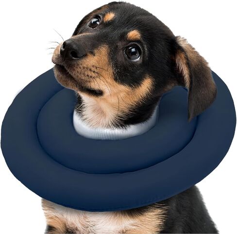 Pawfun Soft Dog Cone Alternative After Surgery,Comfortable Dog Recovery Collars Cones for Small Dogs,Adjustable Dog Neck Cone Protective Elizabethan Collar for Dogs to Stop Licking,Grey 02 in Kuwait