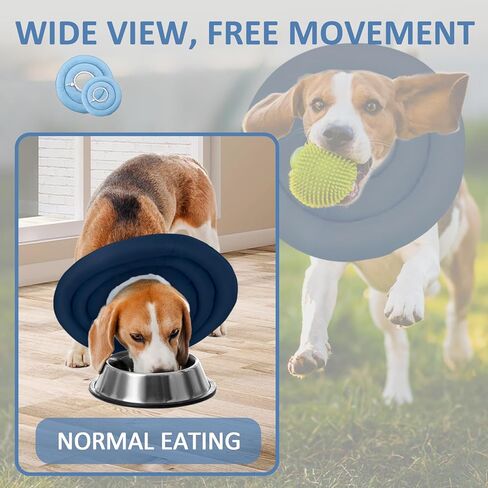 Pawfun Soft Dog Cone Alternative After Surgery,Comfortable Dog Recovery Collars Cones for Small Dogs,Adjustable Dog Neck Cone Protective Elizabethan Collar for Dogs to Stop Licking,Grey 02 in Kuwait