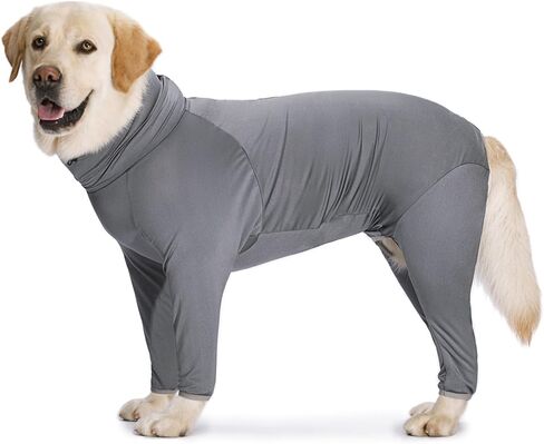 بدلة جراحية للكلاب، ملابس داخلية للكلاب سريعة الجفاف لإجراء العمليات الجراحية، بديل مخروطي للكلاب طويل الأكمام مضاد لللعق لجروح البطن، بيجامة للكلاب بدلة تساقط للحيوانات الأليفة للكلاب المتوسطة والكبيرة in Kuwait