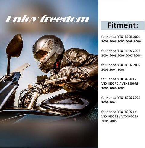 Powersports Sissy Bar مع رف أمتعة بنمط علم مسند الظهر لسيارة Honda VTX 1300N 1300R 1300S 1800N 1800R 1800S (فضي) in Kuwait