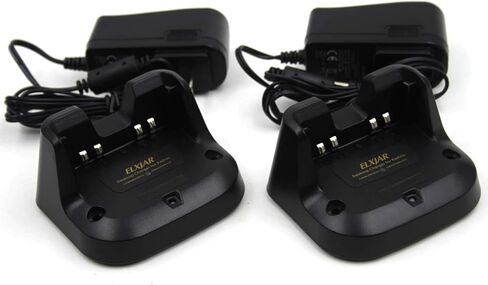 (2-Pack) BC-202 Rapid Charger for ICOM ID-31A ID-31E ID-51A ID-51E Radio BP-271/BP-272 Battery Charger Two Way Radio in Saudi Arabia