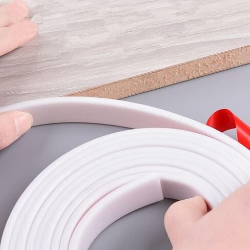 Edge Protector for Furniture, U Shape Edge Banding, Corner Protectors and Furniture Edge, Self-Adhesive, Flexible, for Cabinet Repair Restoration and Wood Veneer(11/20''*9.8ft Grey) in Saudi Arabia
