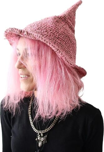 قبعة ساحرة، معالج قش مصنوع يدويًا قابل للطي من قش القنب الطبيعي قبعة جنوم قبعة شمس تنكرية in Kuwait