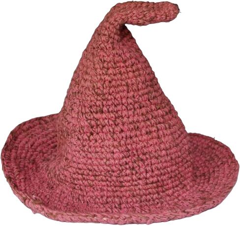 قبعة ساحرة، معالج قش مصنوع يدويًا قابل للطي من قش القنب الطبيعي قبعة جنوم قبعة شمس تنكرية in Kuwait