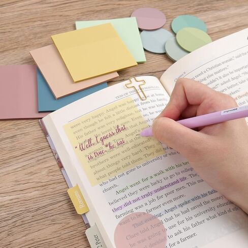 Bible Journaling Kit Bible Aesthetic Highlighters and No Bleed Pens Bible Tabs Washi Tapes Transparent Clear Sticky Notes Study Kit for Gift Bible Study Supplies for Women in Saudi Arabia