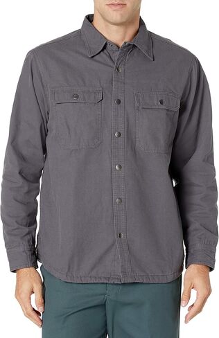Bass Creek Outfitters Men's Duck Canvas Fleece Lined Shirt Jacket in Saudi Arabia