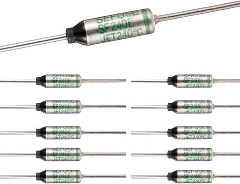 SF240E SEFUSE 10A 250V الصمامات الحرارية 240 درجة مئوية قطع حراري حزمة من 10 قطع الدائرة قطع الصمامات الحرارية in Kuwait