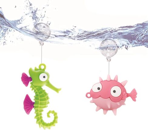 Aquarium Ornament，2 Pcs Fish Tank Decorations Floating Decor Octopus/Puffer Fish with Floating Device,Cute Fish Tank Accessories for All Kinds of Fish Tank Simulated Underwater World in Saudi Arabia