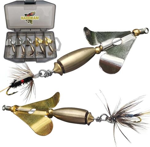 Buzzbait Fishing Lures Kit Bass Spinnerbait Baits with Split Tail Trailer Topwater Buzz Bait Swimbait Metal Swim Jig Lure for Bass Pike Trout Salmon Fishing Freshwater Saltwater Fishing in Saudi Arabia