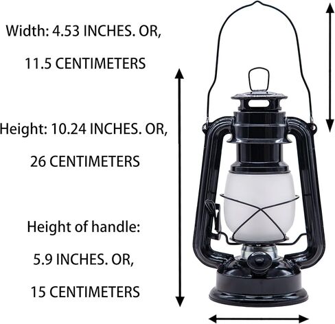 LED Vintage Flame Lantern Metal Outdoor Hanging Lantern with Dancing Flame Battery Operated Halloween Outdoor Indoor Decoration(Black Pack of 2) in Kuwait