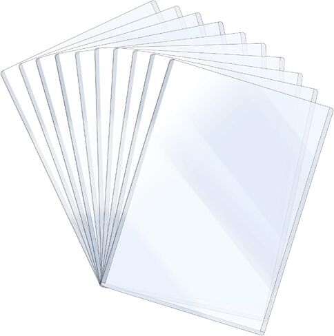 InnoLuxe Plastic Sheet Protectors 8.5 x 11 Inch - Clear Page Protectors - Clear Sheet Protectors Heavy Duty - Top Loading Rigid Print Protectors No Holes - Birth Certificate Protector - 5 Pack in Saudi Arabia