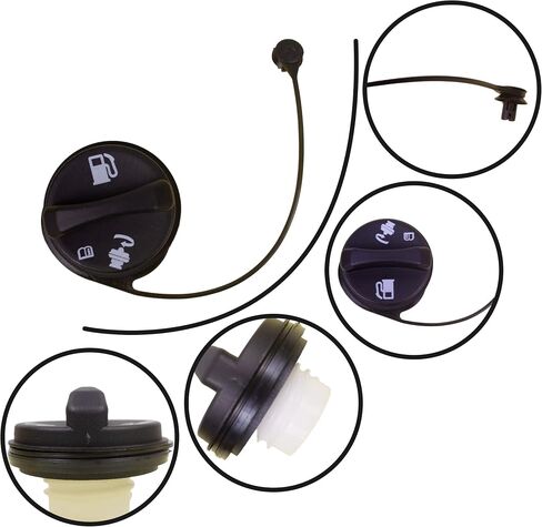 Gas Cap, Fuel Cap GT231 15763227 Tank Cap Compatible with Chevy GMC Cadillac Oldsmobile Pontiac - 1999-2003 Silverado Sierra, 2000-2003 Suburban Tahoe Yukon, 2002-2003 Escalade Avalanche Fuel Gas Cap in Saudi Arabia